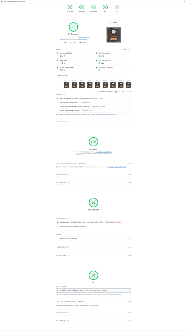 Screenshoot number 4 of LaPanthere - Third project for OpenClassrooms