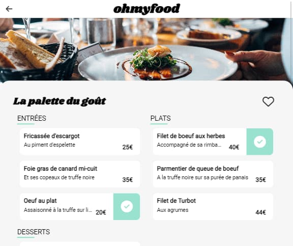 Illustration du projet: OhMyFood - Second project for OpenClassrooms