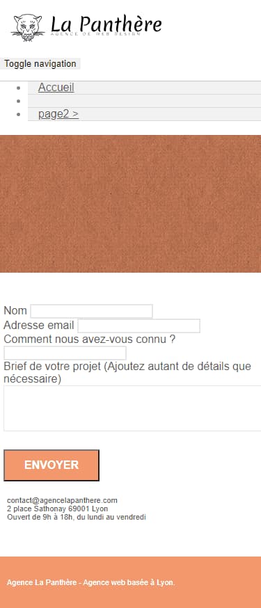 Screenshoot number 1 of LaPanthere - Third project for OpenClassrooms